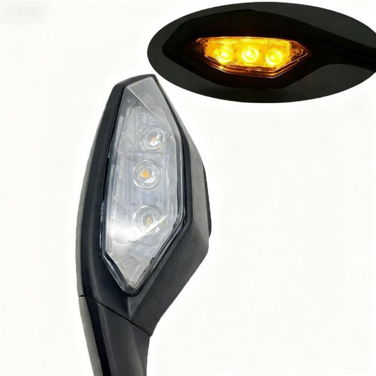 Justerbar LED Motorcykelbackspegel