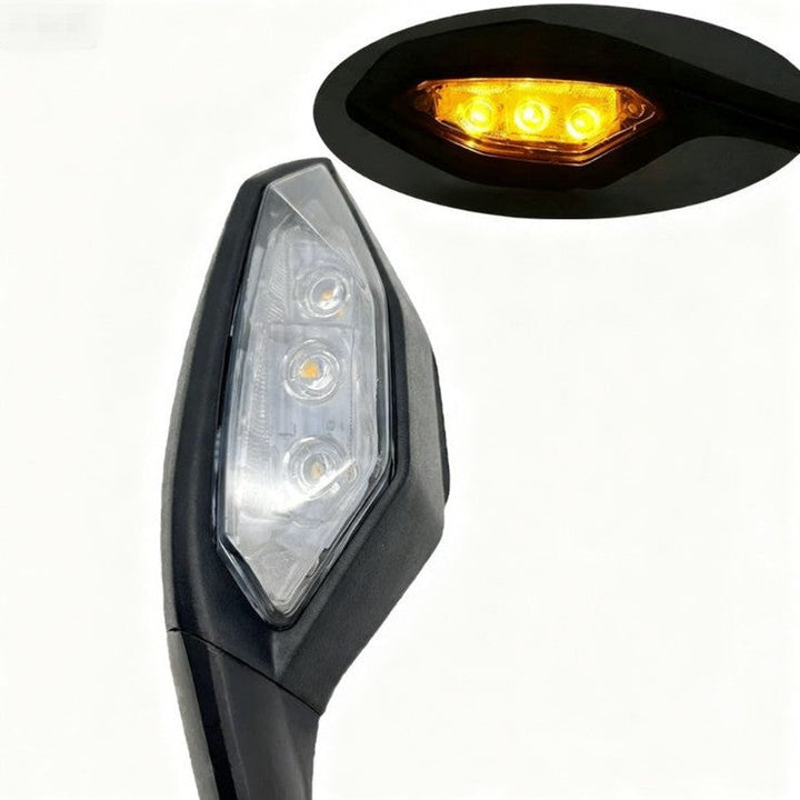 Justerbar LED Motorcykelbackspegel