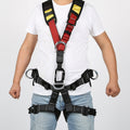 XINDA XDA9516 Utomhus Klättring Polyester Högstyrka Rep Justerbar Sänkhjälm Fullkropps Säkerhetssele