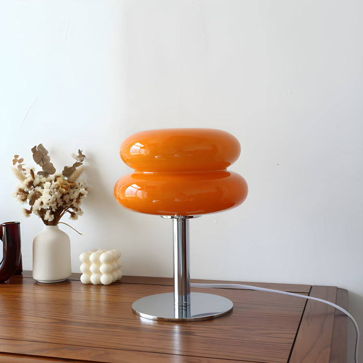 Italiensk Designer Glasägg Tarts LED Bordslampa