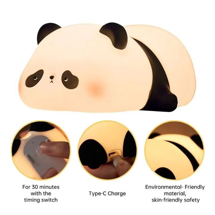 Panda Nattlampa – Mjuk, uppladdningsbar och mångsidig