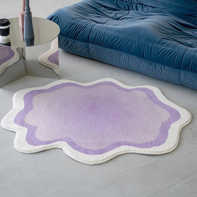 Pastell Moln Matta