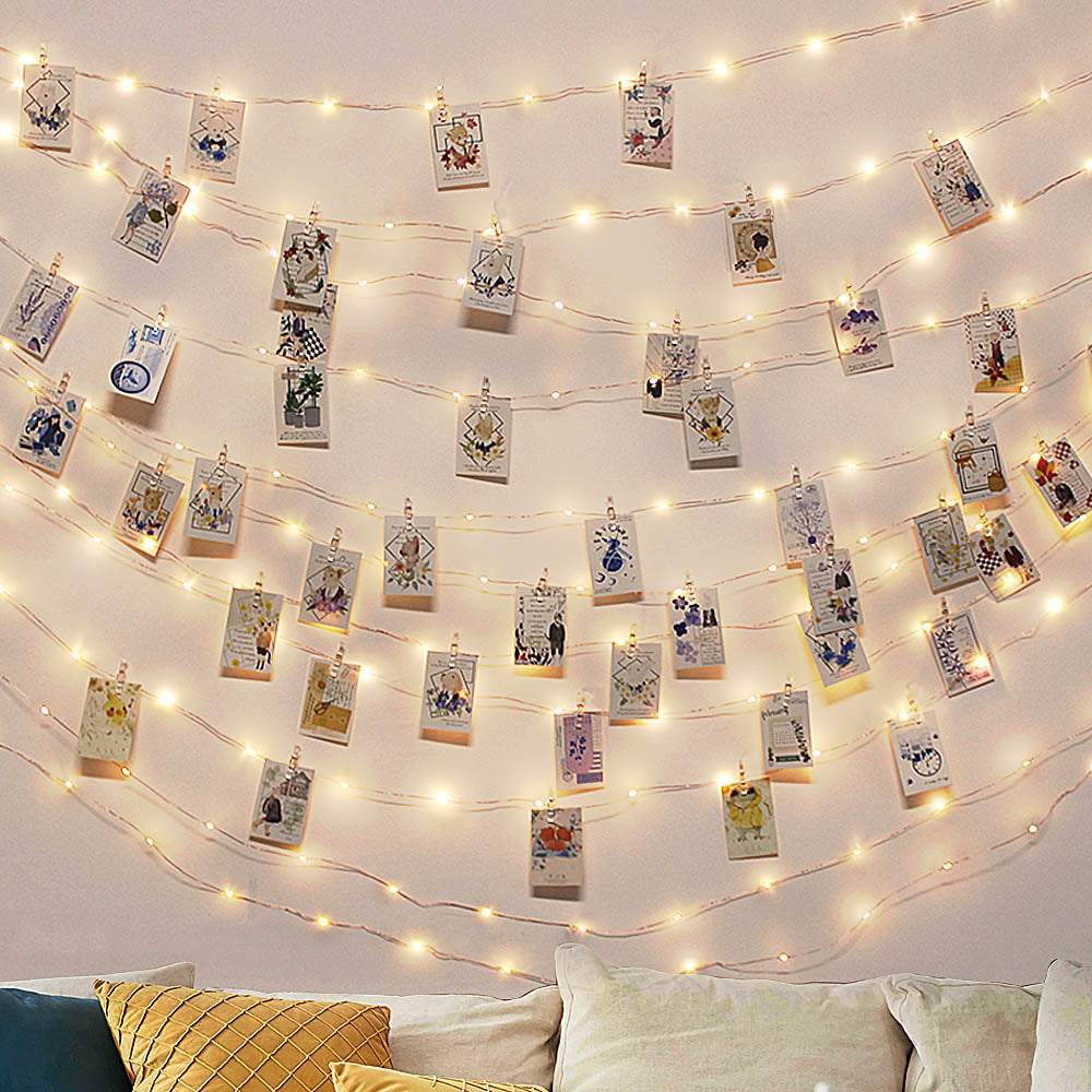Fotovägg Fairy Light Chain