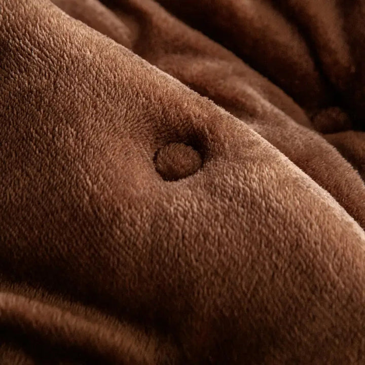 Plush Button-Tufted Sofföverdrag