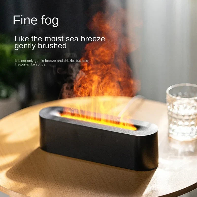 Flame Aroma Diffuser med 7 färger | Luftrenare