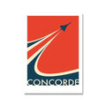 Retro Concorde Flygplansaffisch på Canvas
