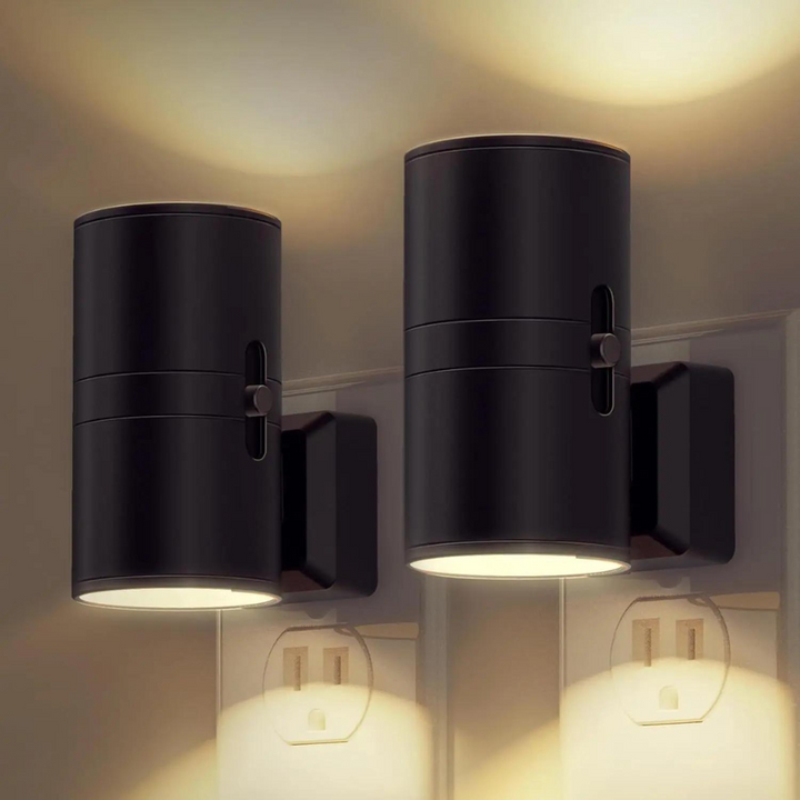 Dimbar Plugg-i-Nattlampa med Rörelsesensor - LED-lampa för Sovrum, Korridorer och Trappor