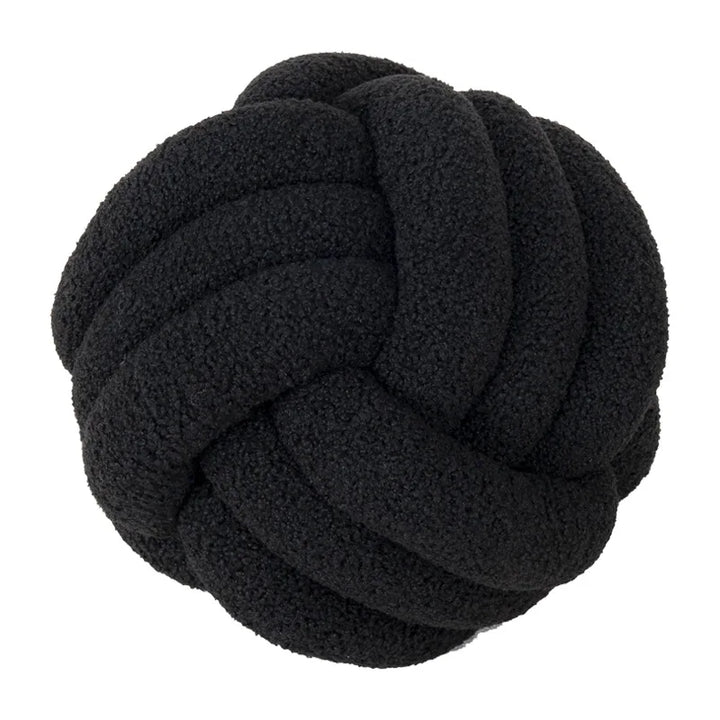 Kastkudde - Mysig - Handknuten Boll - Fårskinn