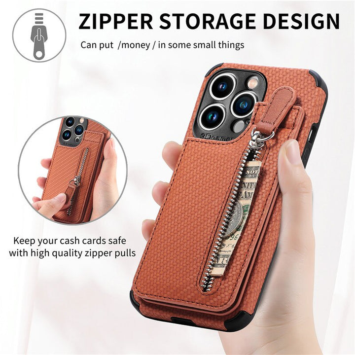 Zip Zip Elegance Plånboksfodral för iPhone