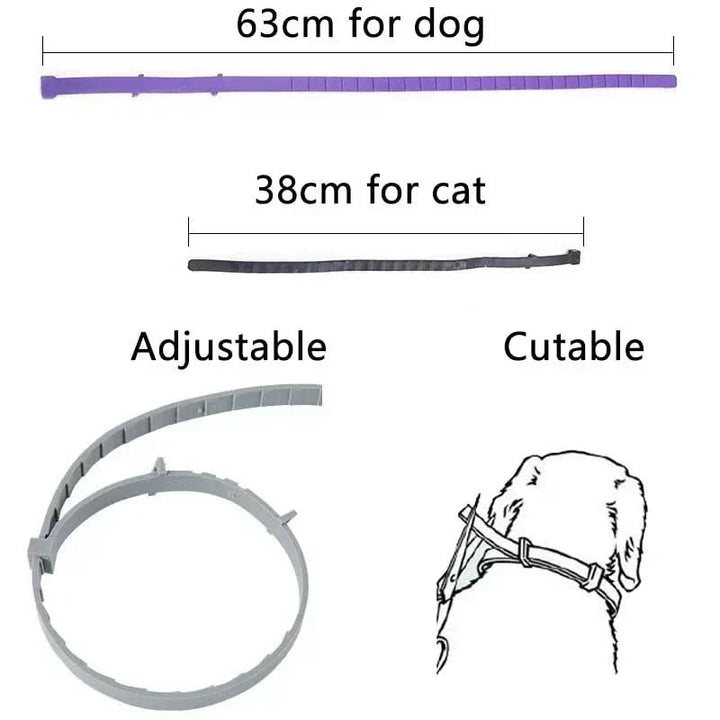 FLASHIELD HALSBAND – Växtbaserat fästing- och loppskyddshalsband för hundar och katter