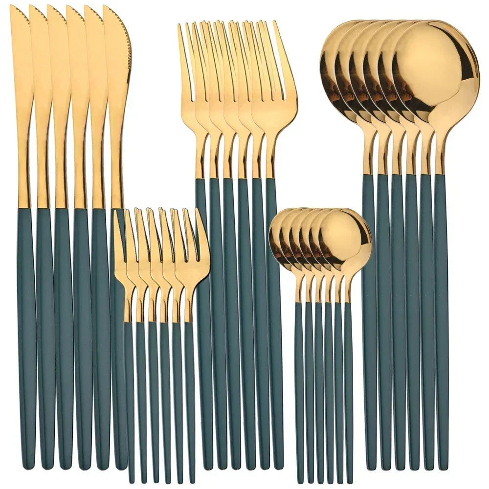 RoyalMirror – Lyxigt Guldbestickset