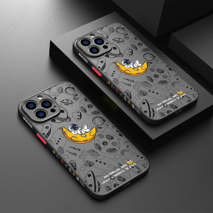 Space Road Relax Astronaut iPhone-fodral