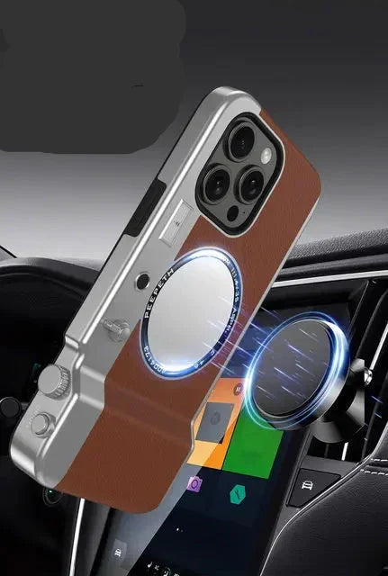 Retro Bluetooth Kamera iPhone Fodral
