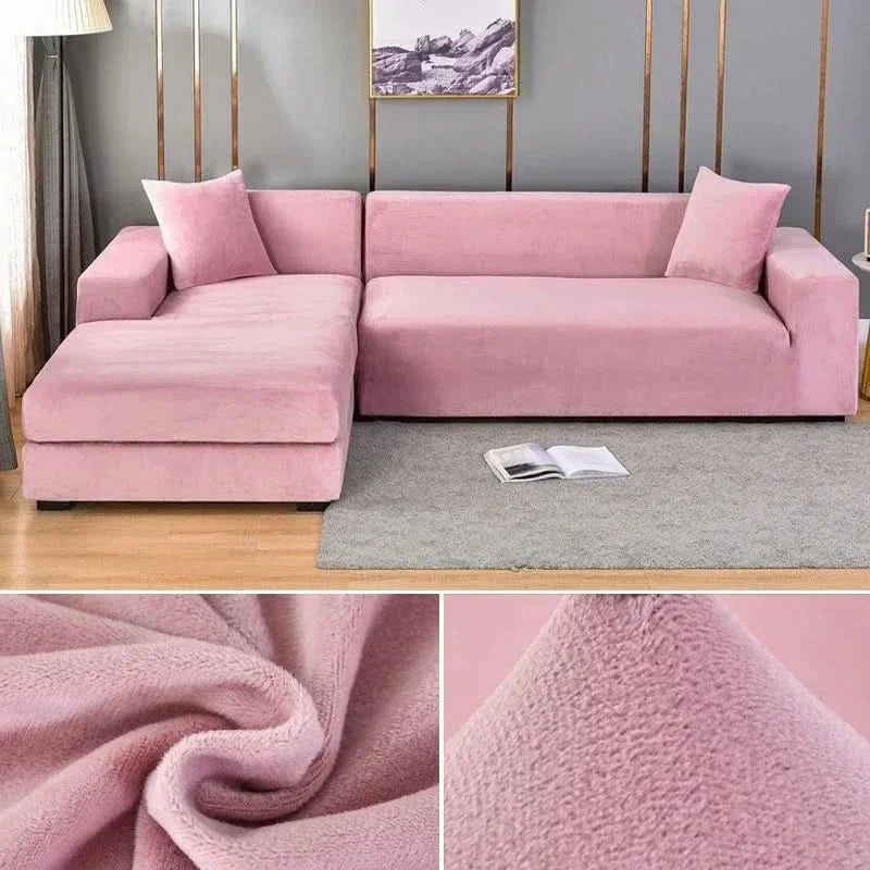 PlushFit - Högkvalitativa Sofföverdrag i Stretchsammet
