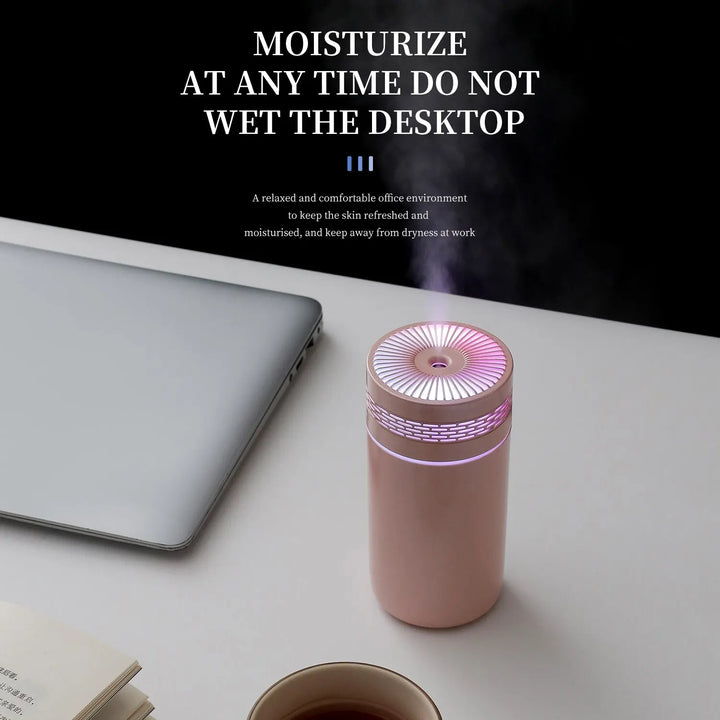 250ML Bärbar Bilfuktare - USB LED Aromaterapi Diffusor