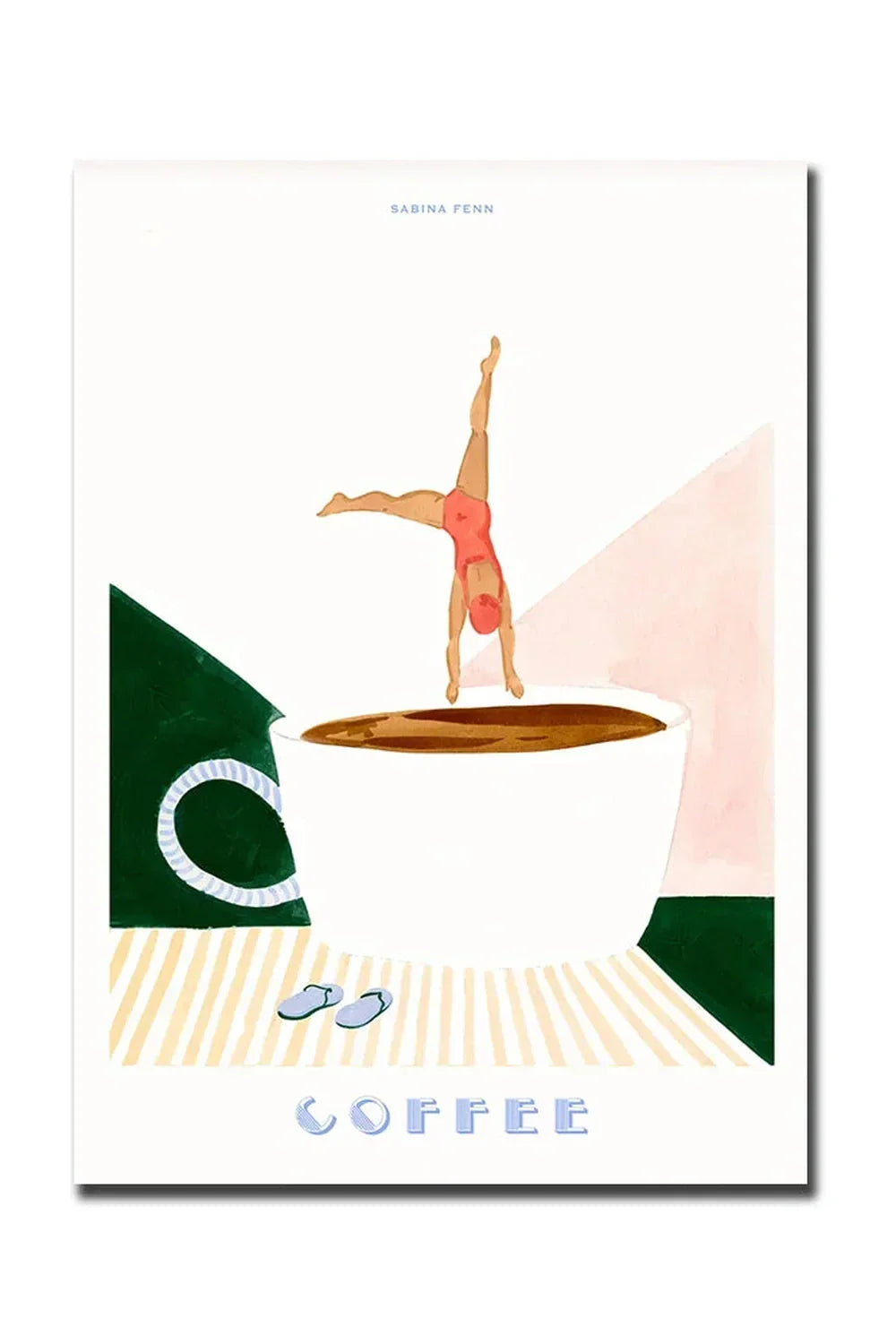 God Morgon Kaffe Canvas Poster