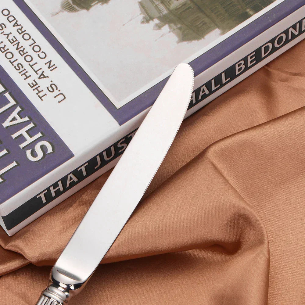 Premium bestickset i rostfritt stål – 304 spegelpolerat silverbestick för vardags- och formell middag