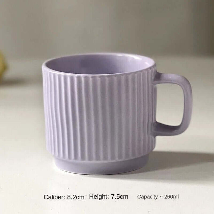 Stor Retro Keramisk Mugg