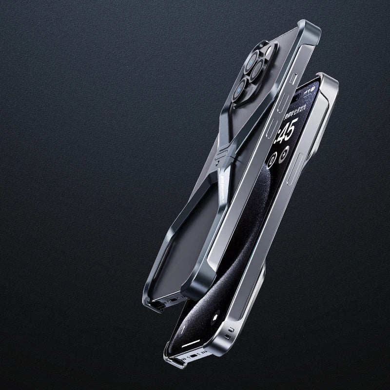 Avtagbart Metall Cool Alloy iPhone Fodral