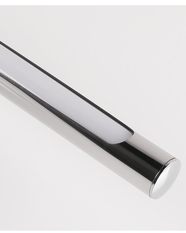 80-100cm LED vägglampa - Modern svart/silver vägglampa för badrummet, internt monterad bildlampa