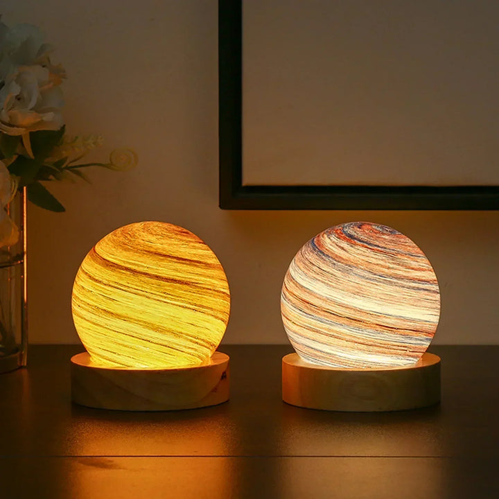 CosmicGlow - Mini nattlampor 3D - soldekoration LED - galaxstämning