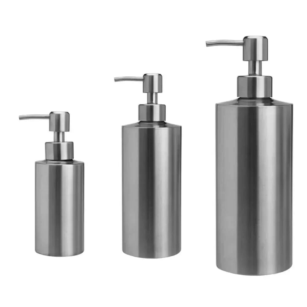 Elegant Handpump för Tvål i Rostfritt Stål 250ml/350ml/550ml