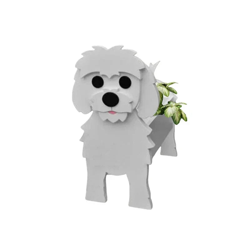Blomkruka - Pawsome - Hundplanta Behållare - Olika Raser