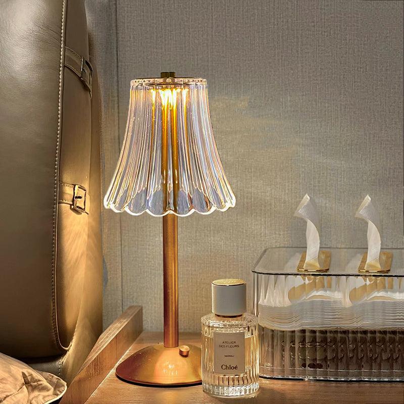 AuraGlow Bordslampa - Uppladdningsbar LED-lampa med dimmerfunktion