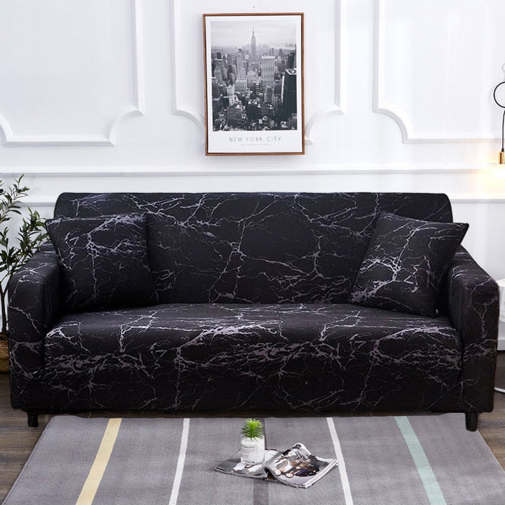 Modern halkfri färgglad elastisk sofföverdrag