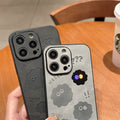 Söt Monster Stötsäker Läder iPhone Fodral