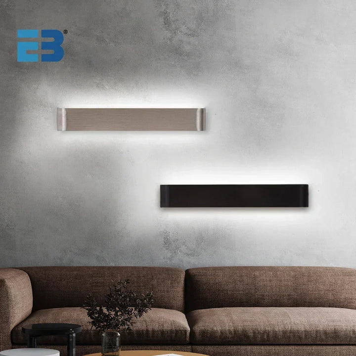 Modern LED Vägglampa - Mångsidig Belysningslösning för Sovrum, Kök och Vardagsrum