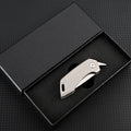 Titan-Titanium legering Nyckelring Kniv