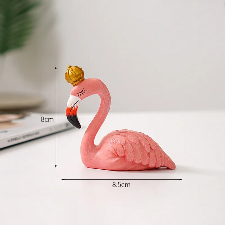 Nordisk Flamingo Figur Figur Staty Skulptur Vardagsrum Kontor Bröllop Fest Dekorationer Heminredning Dekorationsaccessoarer