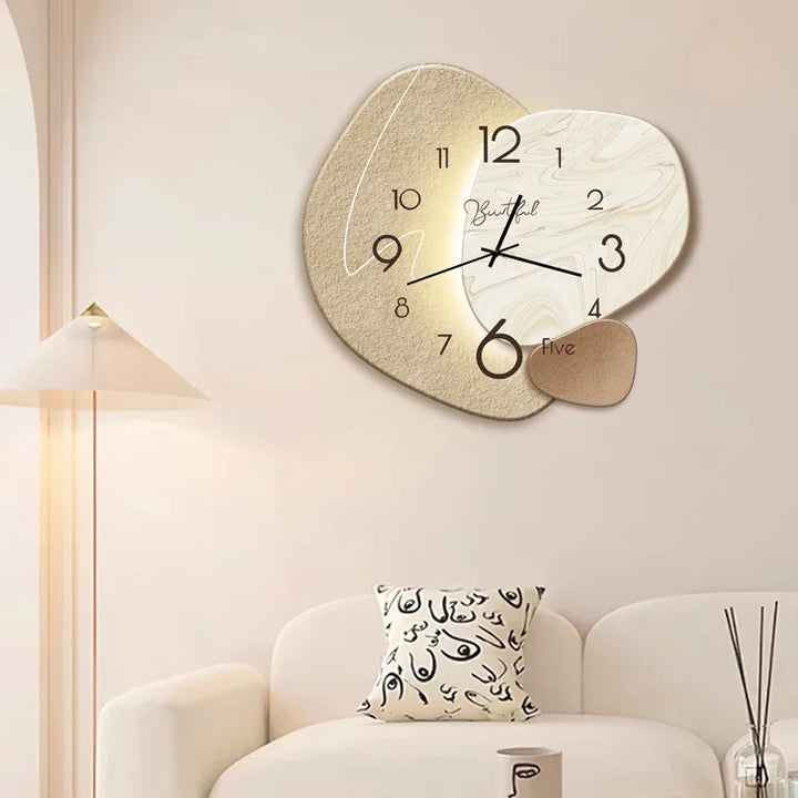 LuxuryClock – Stilig klocka för vardagsrummet