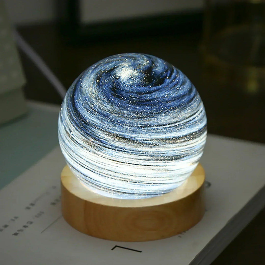 CosmicGlow - Mini nattlampor 3D - soldekoration LED - galaxstämning
