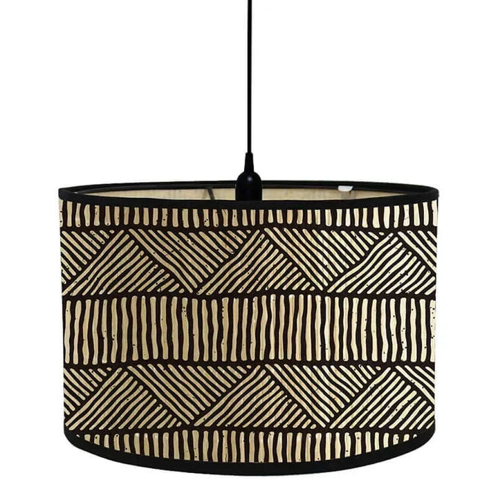 Art Deco Trumlampa Skärm