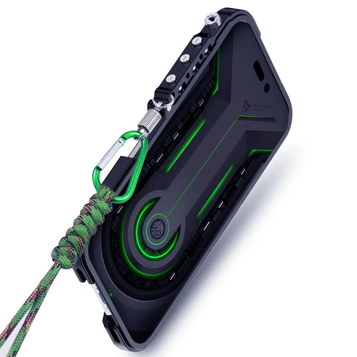 Taktiskt Grepp Stötsäker Legeringsram iPhone Fodral