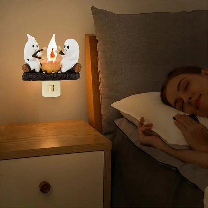 Spökljus Campfire Nattlampa