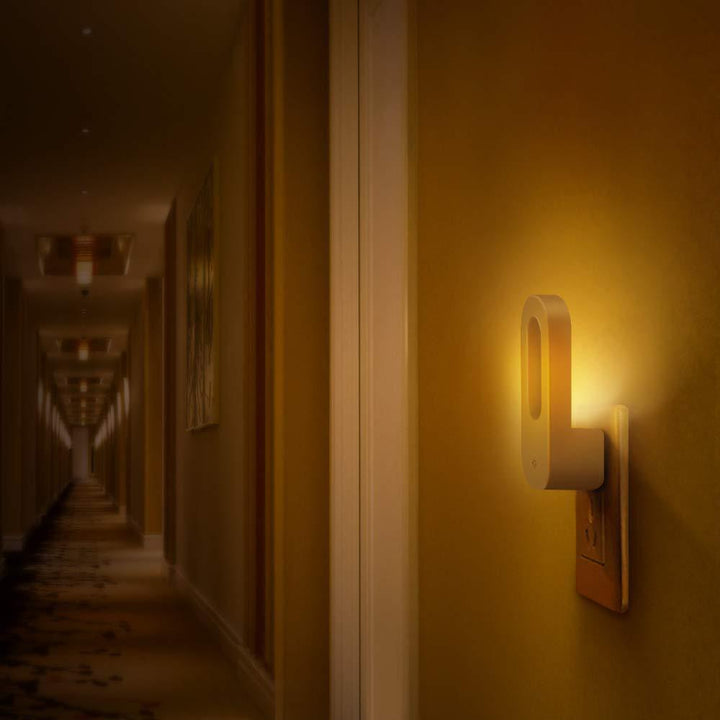 Skymningssensor Energisparande Väggkontakt Nattlampa
