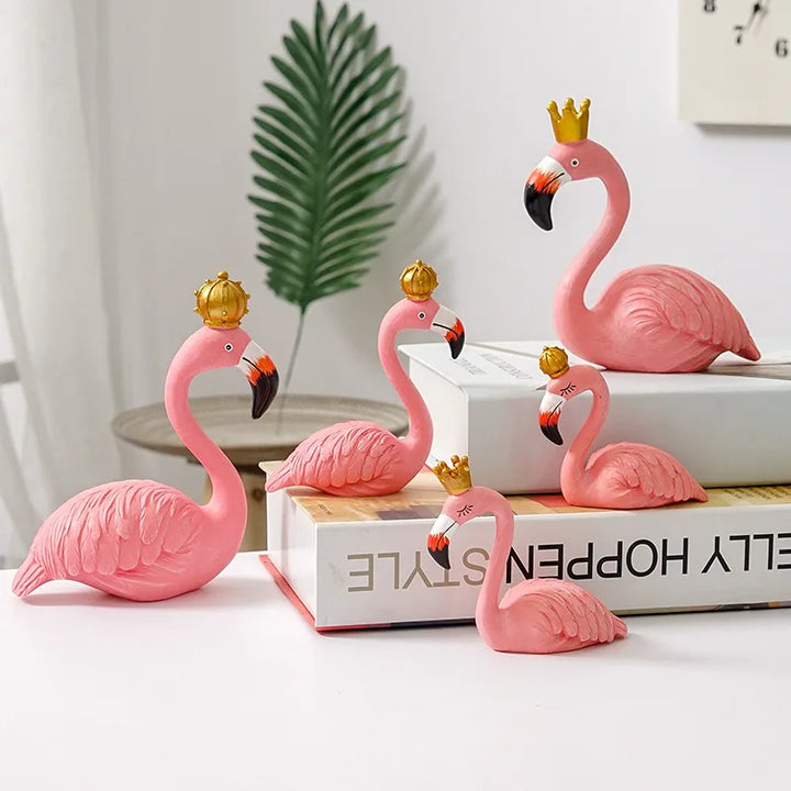 Nordisk Flamingo Figur Figur Staty Skulptur Vardagsrum Kontor Bröllop Fest Dekorationer Heminredning Dekorationsaccessoarer