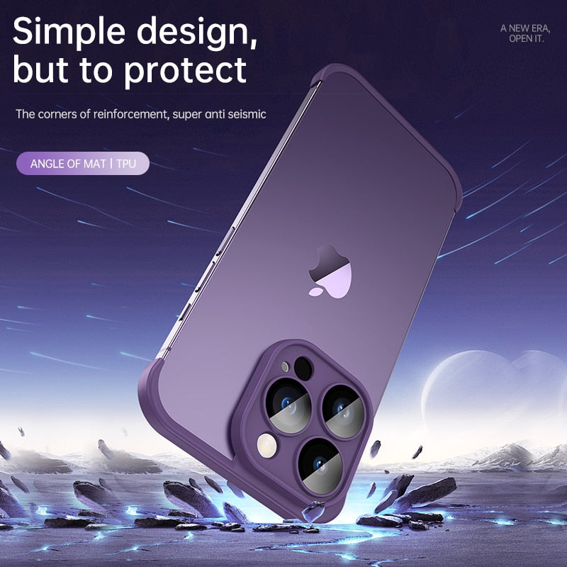 Stötsäker Hörnpad Soft Silicone iPhone-fodral