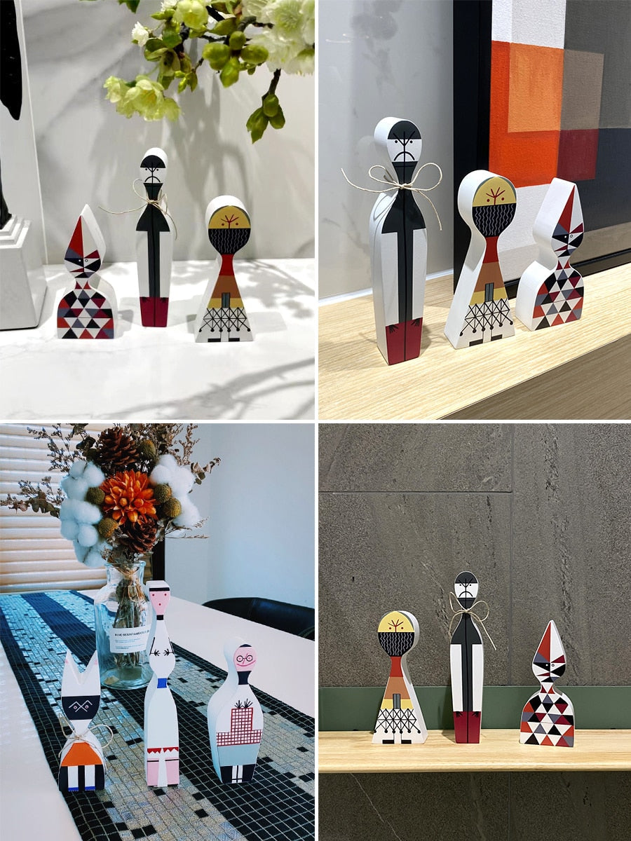 Handgjorda Träfigurer