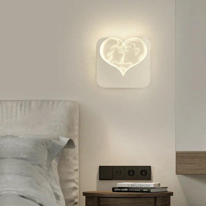 Modern minimalistisk LED-vägglampa