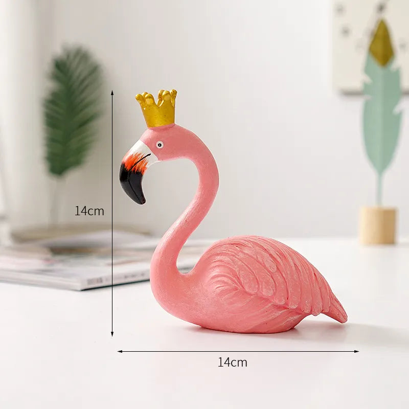 Nordisk Flamingo Figur Figur Staty Skulptur Vardagsrum Kontor Bröllop Fest Dekorationer Heminredning Dekorationsaccessoarer