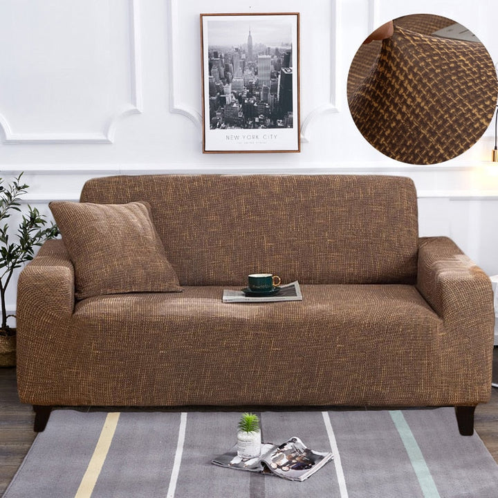 Modern halkfri färgglad elastisk sofföverdrag