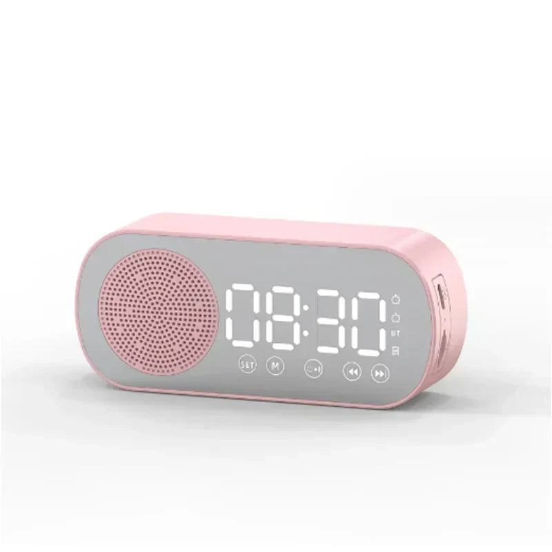 Digital väckarklocka med Bluetooth-högtalare och FM-radio