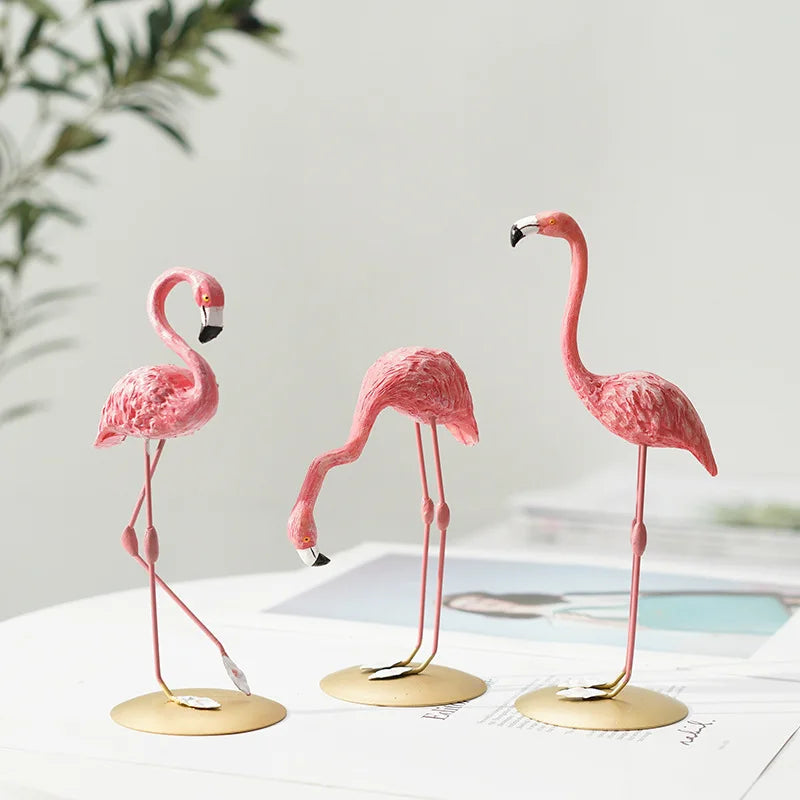 Nordisk Flamingo Figur Figur Staty Skulptur Vardagsrum Kontor Bröllop Fest Dekorationer Heminredning Dekorationsaccessoarer