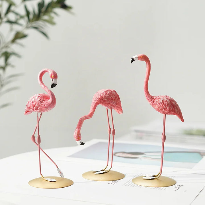 Nordisk Flamingo Figur Figur Staty Skulptur Vardagsrum Kontor Bröllop Fest Dekorationer Heminredning Dekorationsaccessoarer