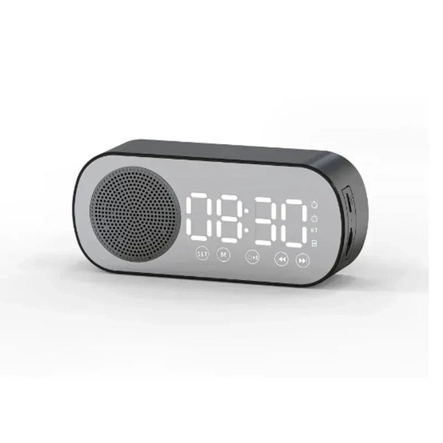 Digital väckarklocka med Bluetooth-högtalare och FM-radio