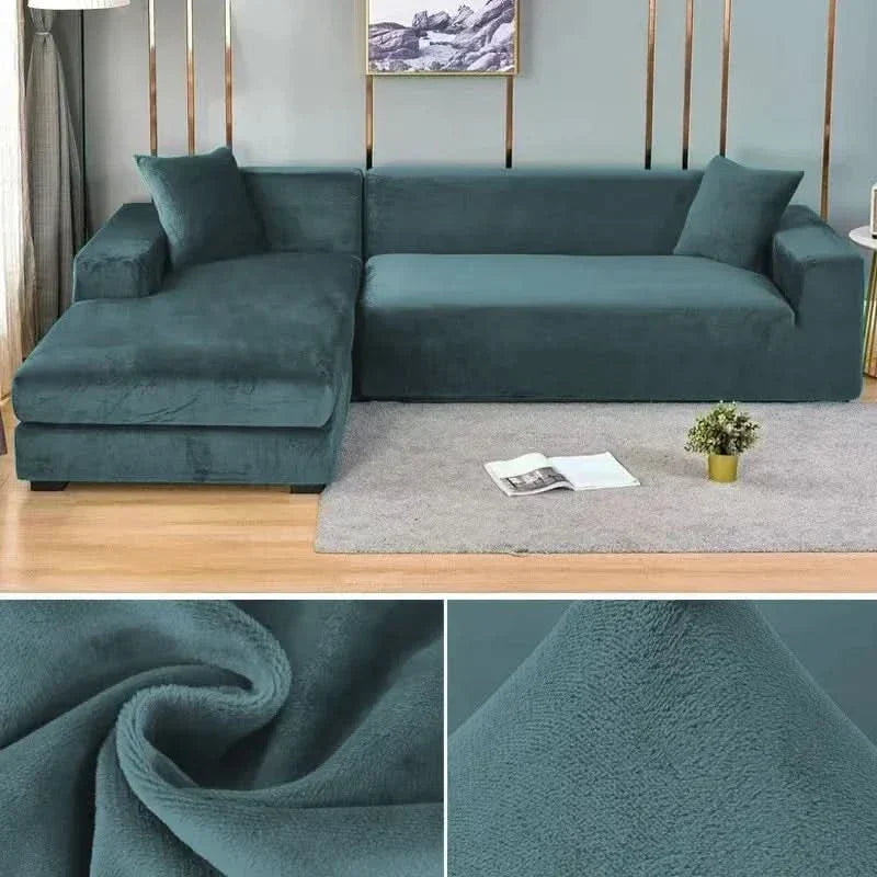 PlushFit - Högkvalitativa Sofföverdrag i Stretchsammet